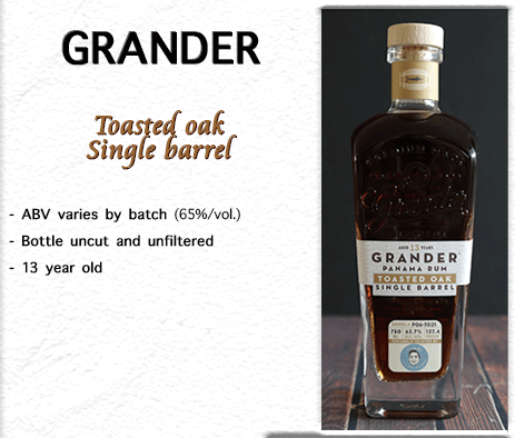 Grander rum toasted oak